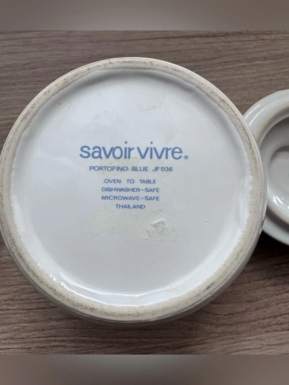 Portofino Blue by SAVOIR VIVRE  Sugar Bowl & Lid